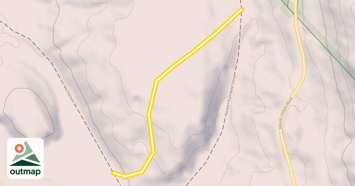 Map of Upper Fairway Loop