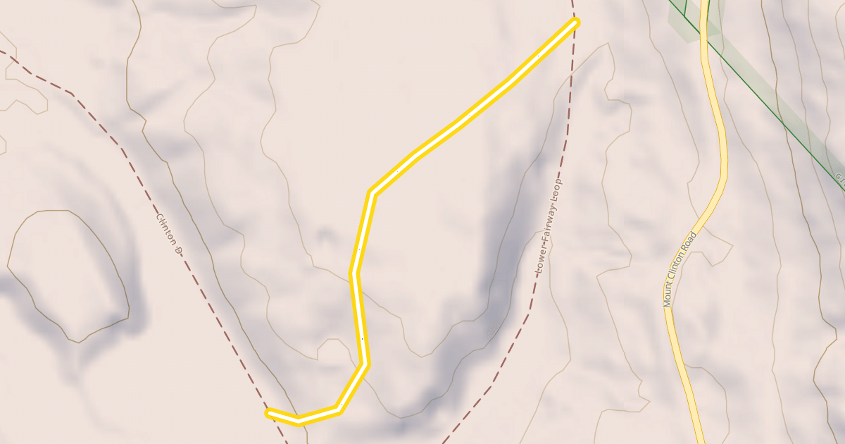 Map preview of Upper Fairway Loop