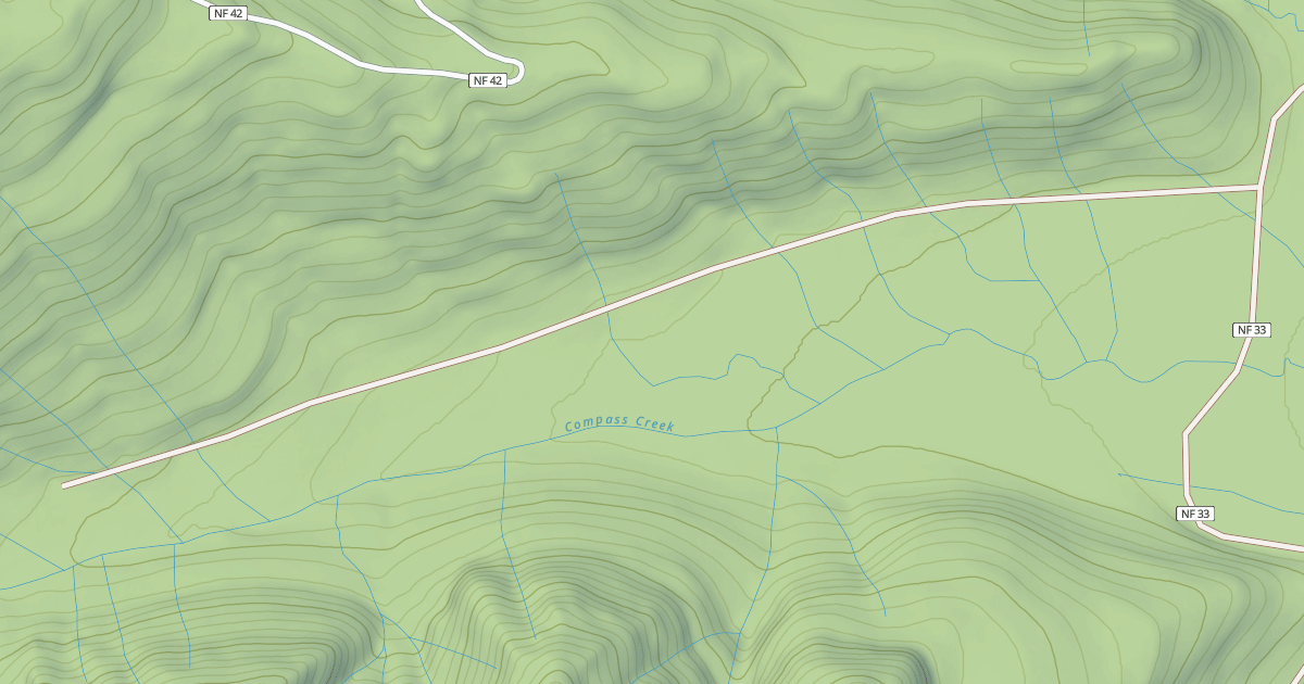 Map preview of COMPASS CREEK
