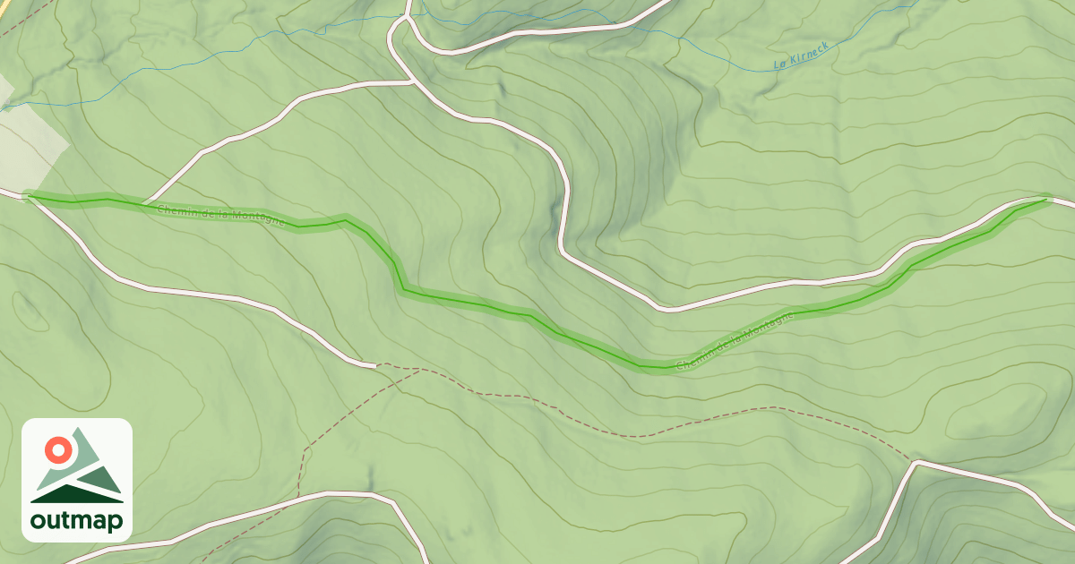 Map of Chemin de la Montagne