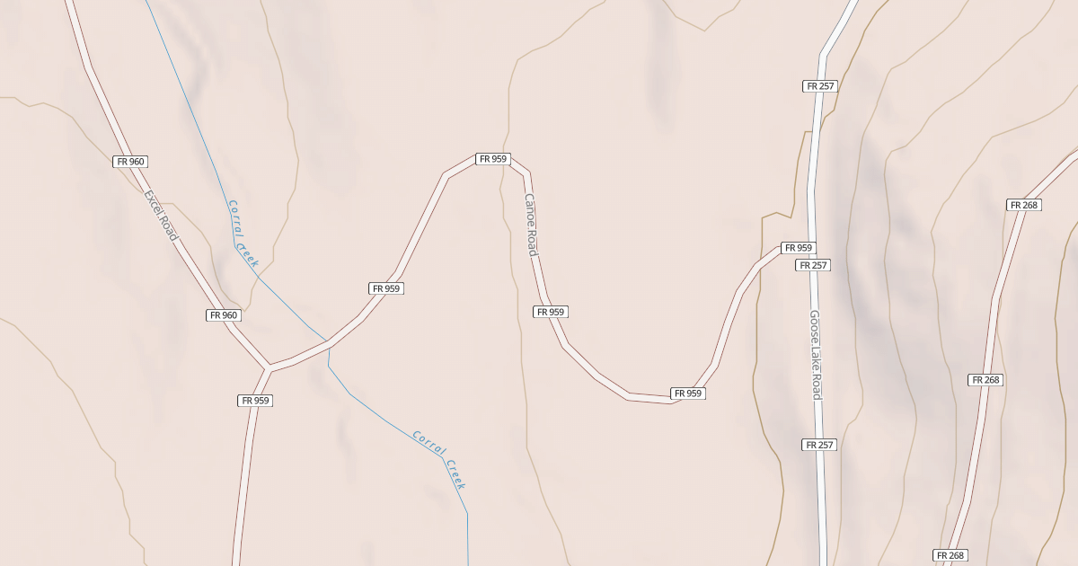 Map preview of CANOE