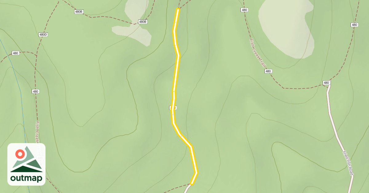 Map of Fish Creek Trail