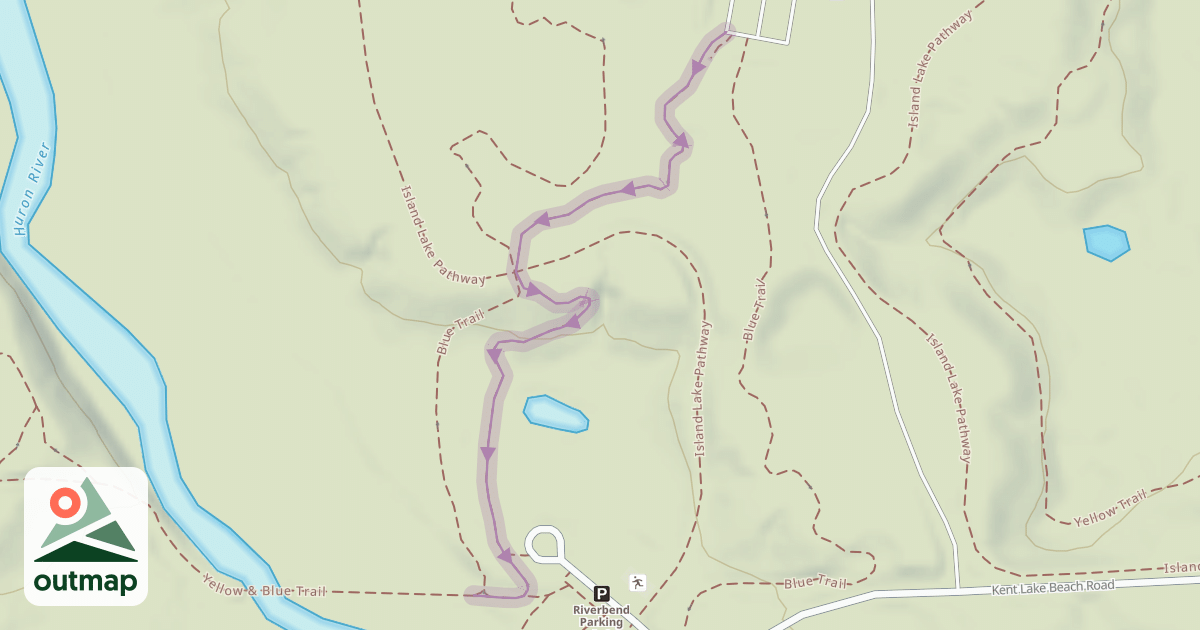 Map of Yellow Trail