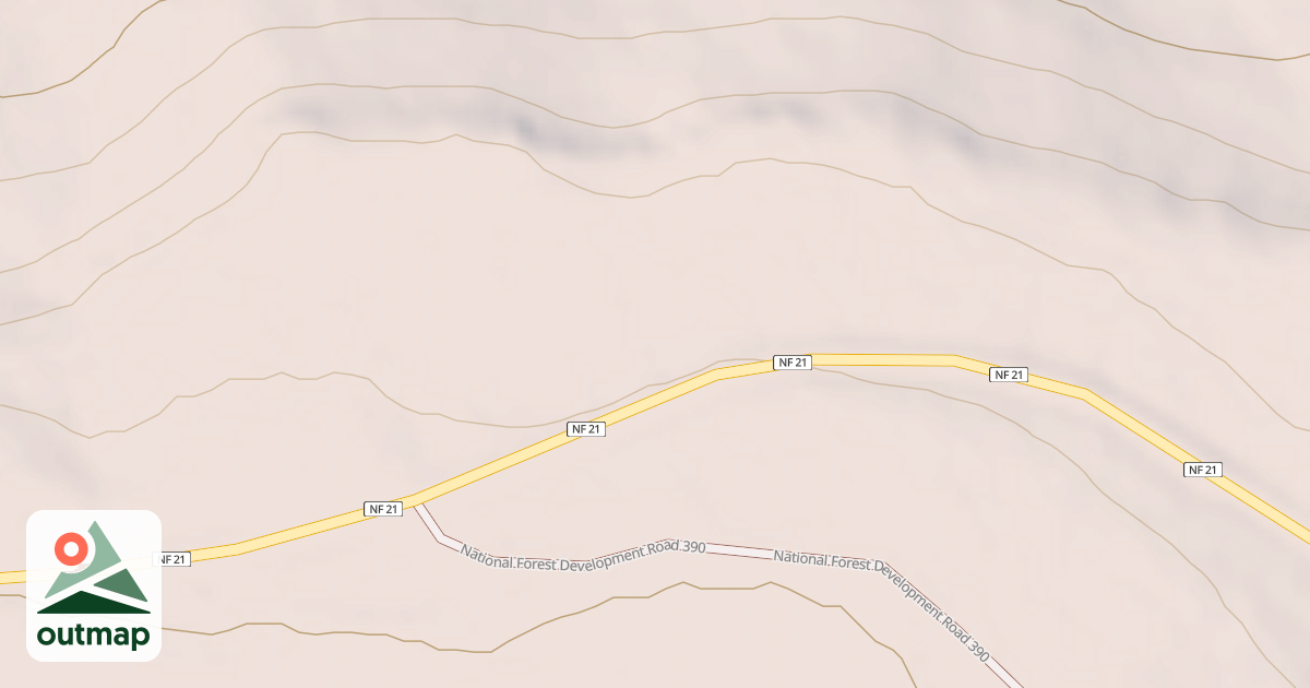 Map of USFS Motor Vehicle Use Map Roads {E2824198-F458-41A3-ADAF-3BA0EA8A558C}