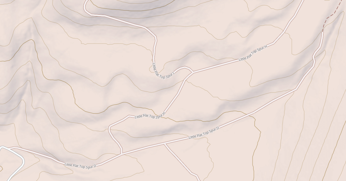 Map preview of LITTLE FLAT TOP