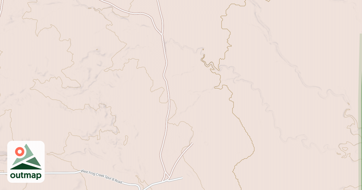 Map of WEST FROG CR. SPUR A