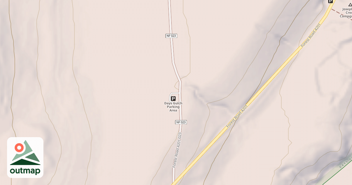 Map of MIKE'S GULCH
