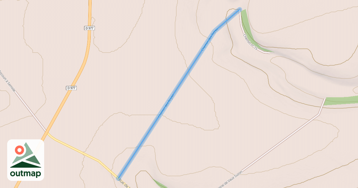 Map of Chemin des Royas