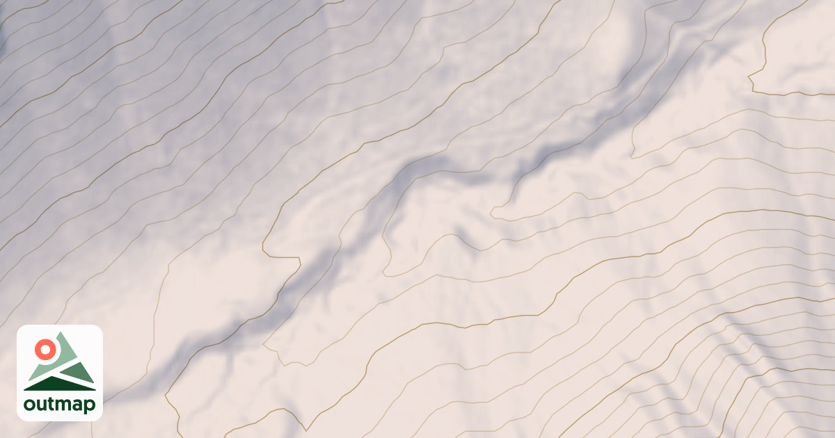 Map of North Fork Waldon Terra