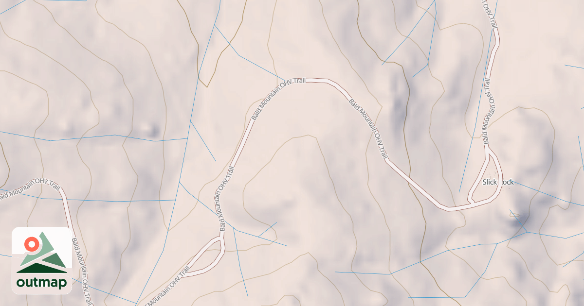 Map of BALD MOUNTAIN T9