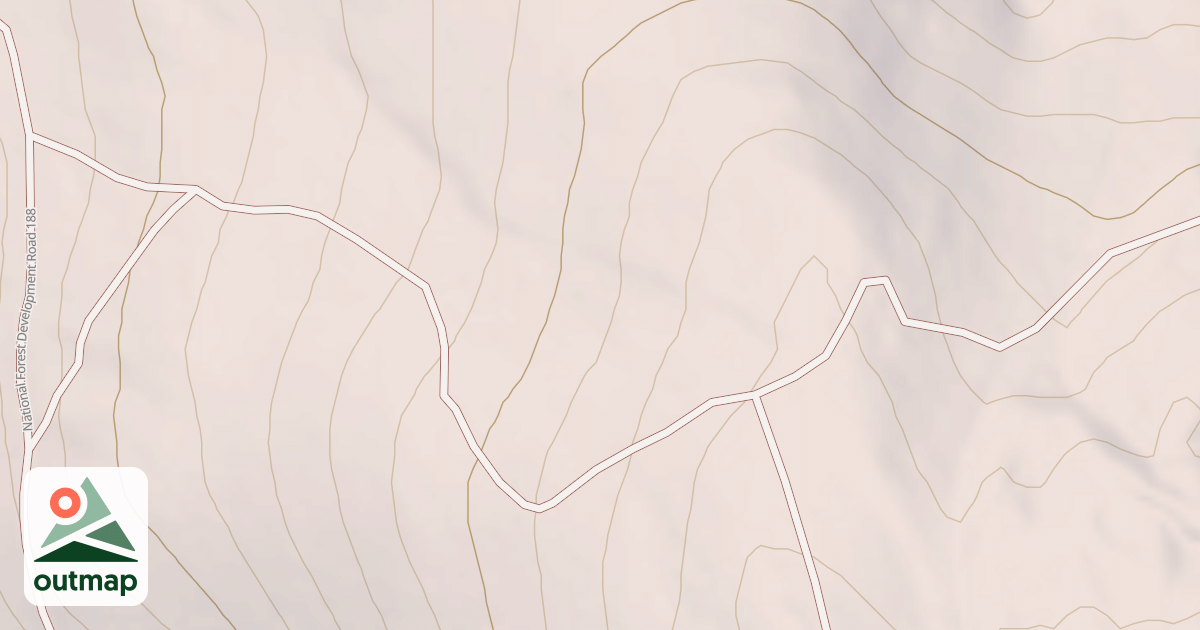 Map of UPPER BARNES CREEK