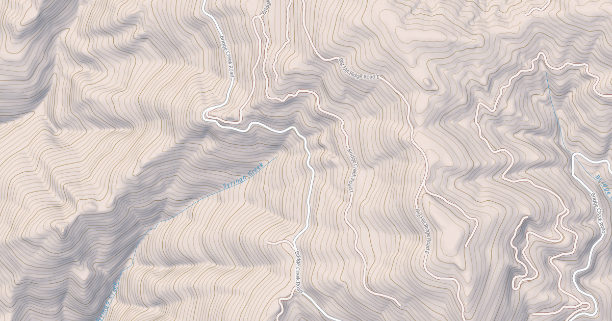 Map preview of BRIDGE CREEK L