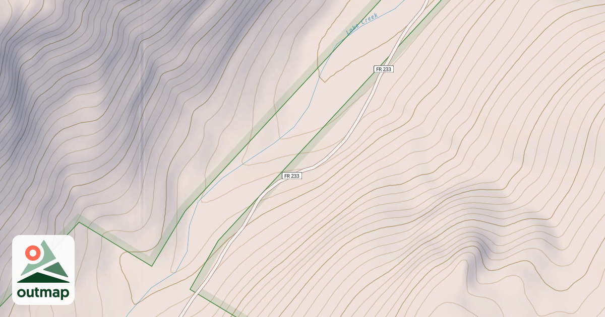 Map of CROOKED RIVER