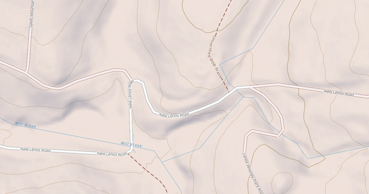 Map preview of New Lenox Road