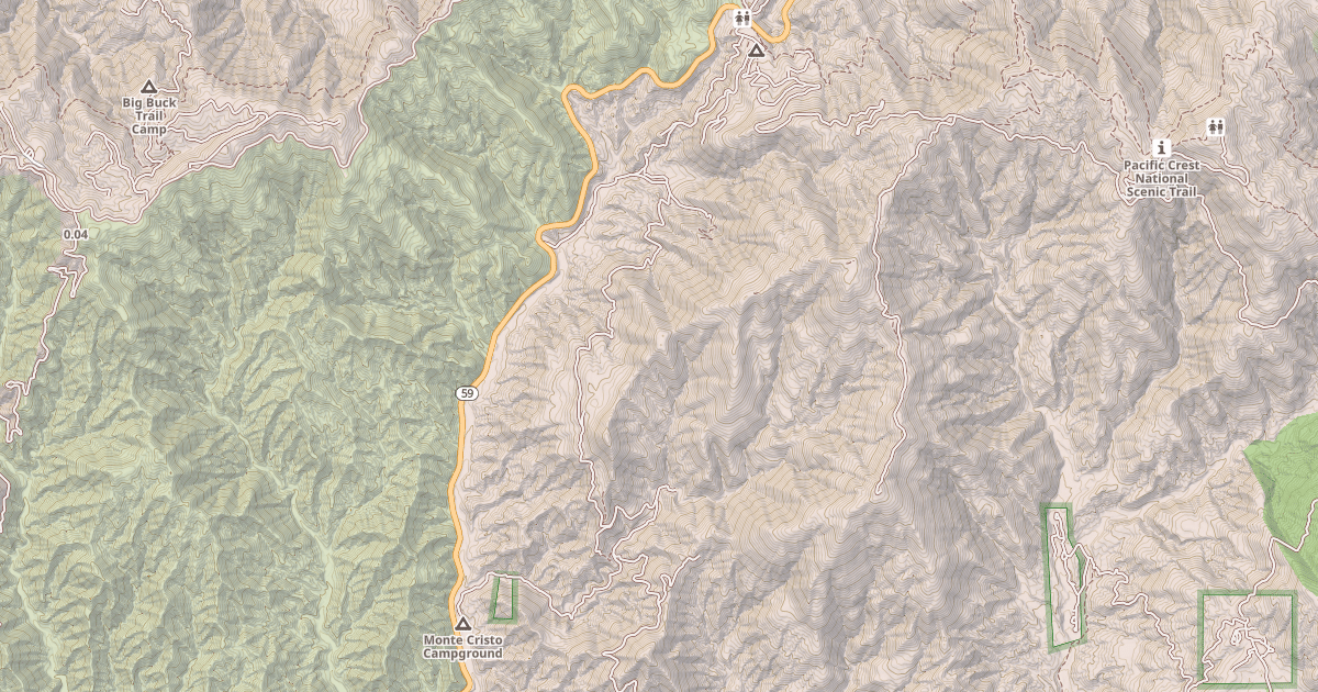Map preview of LYNX GULCH RD