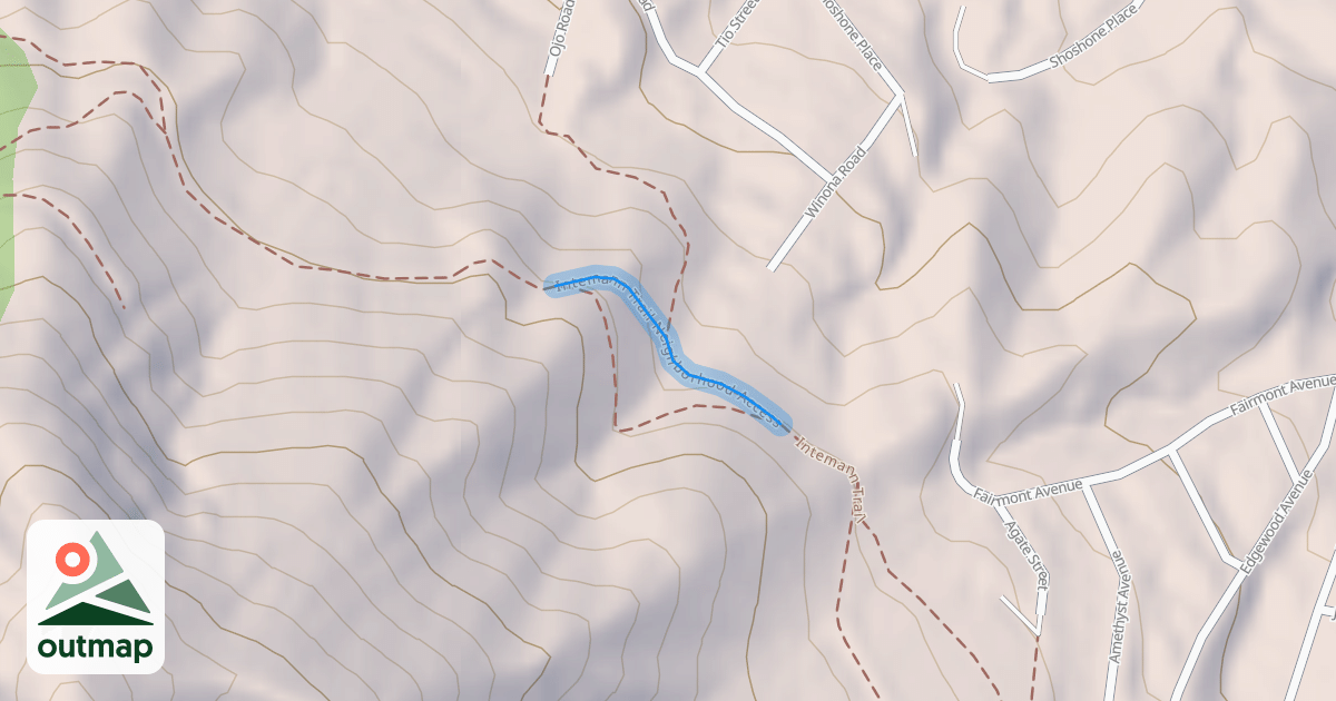 Map of Intemann Trail Neighborhood Access