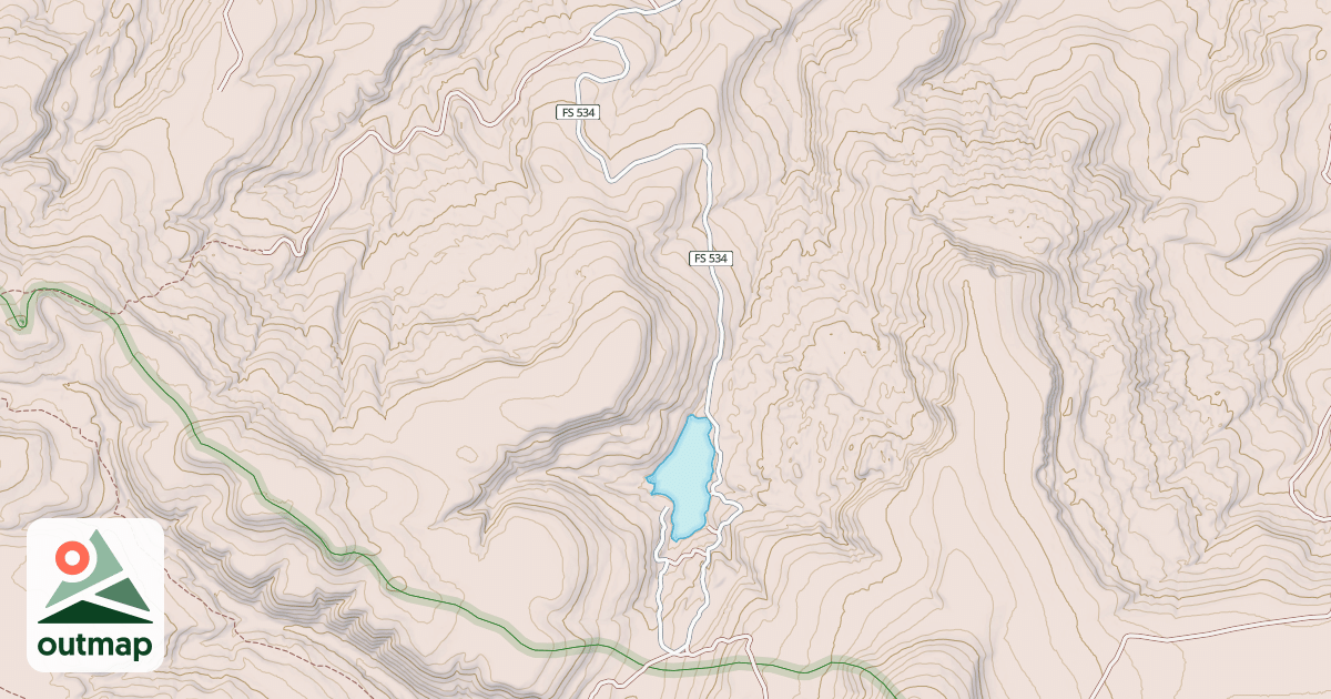 Map of FISH LAKE