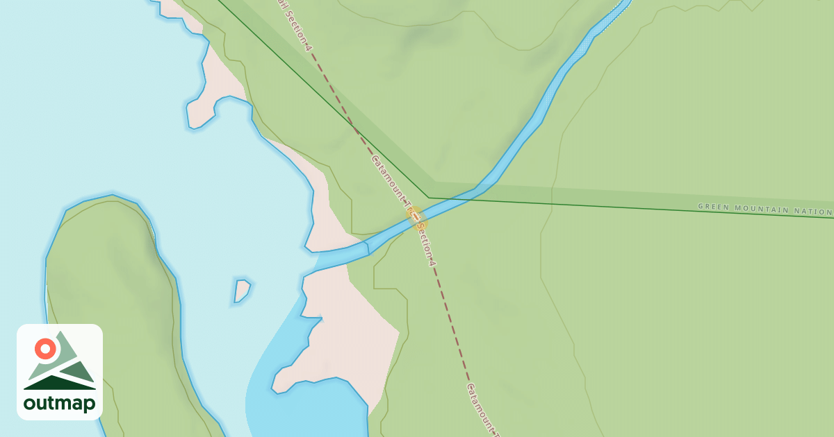 Map of Catamount Trail Section 4