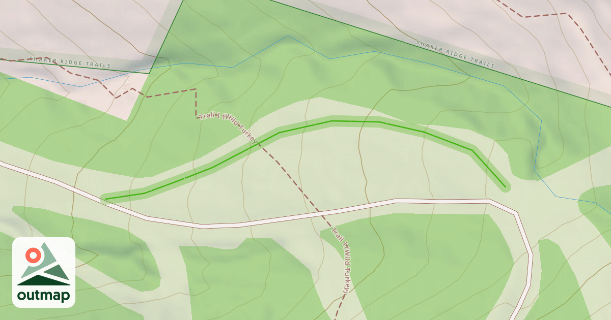 Map of Winding Brook