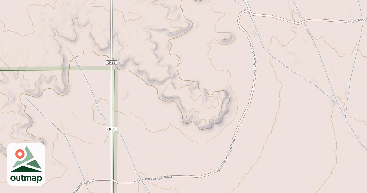 Map of ROCK ARROYO A