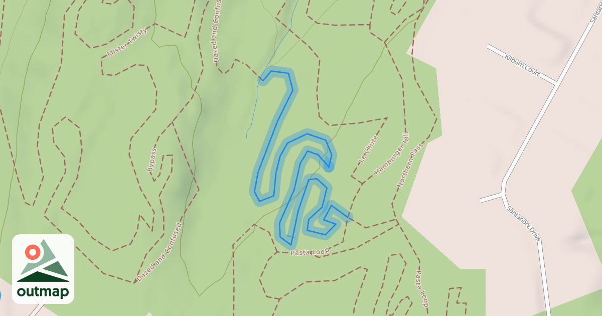 Map of New Middle Climb