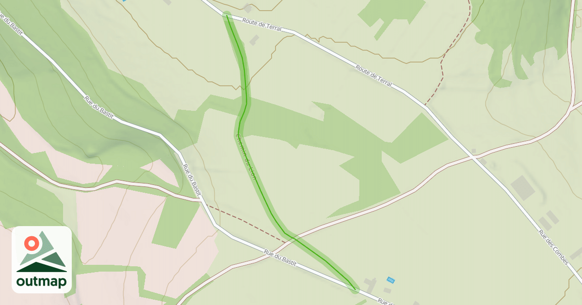 Map of Chemin du Lion