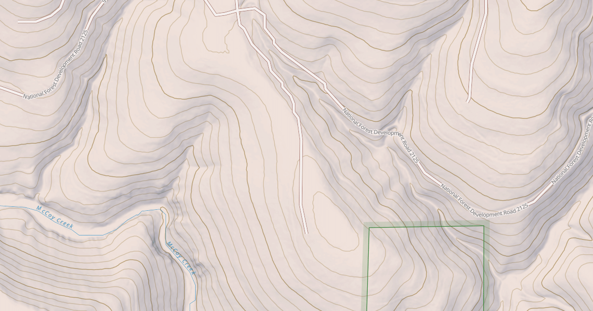 Map preview of USFS National Forest System Roads {219E7644-A0E6-4254-B0D0-BF5BDC551AC2}