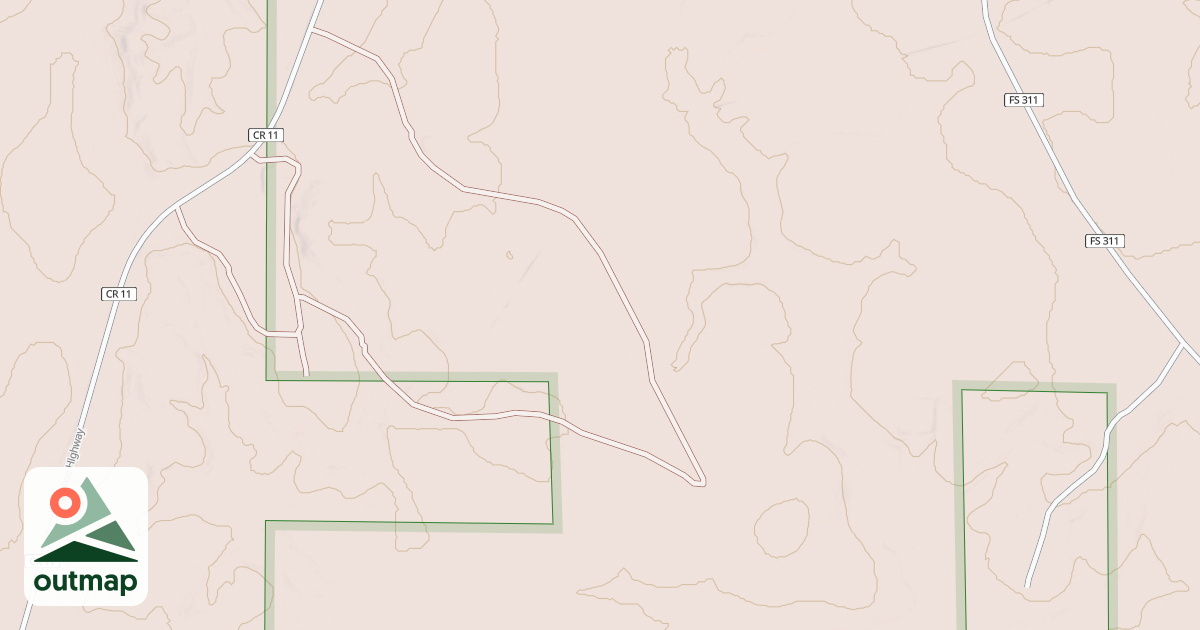 Map of BEADER BRANCH
