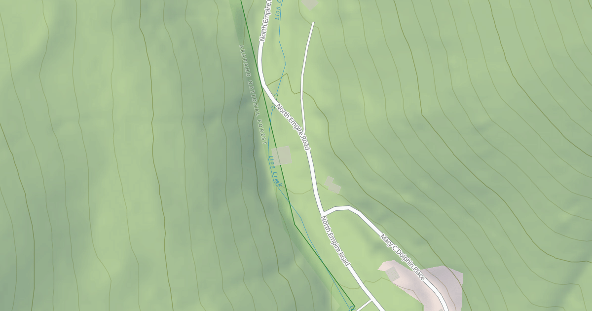 Map preview of North Empire Road