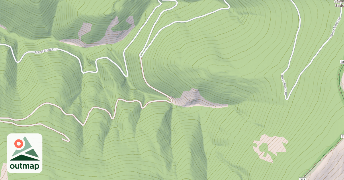 Map of (FDR) SAWMILL CREEK