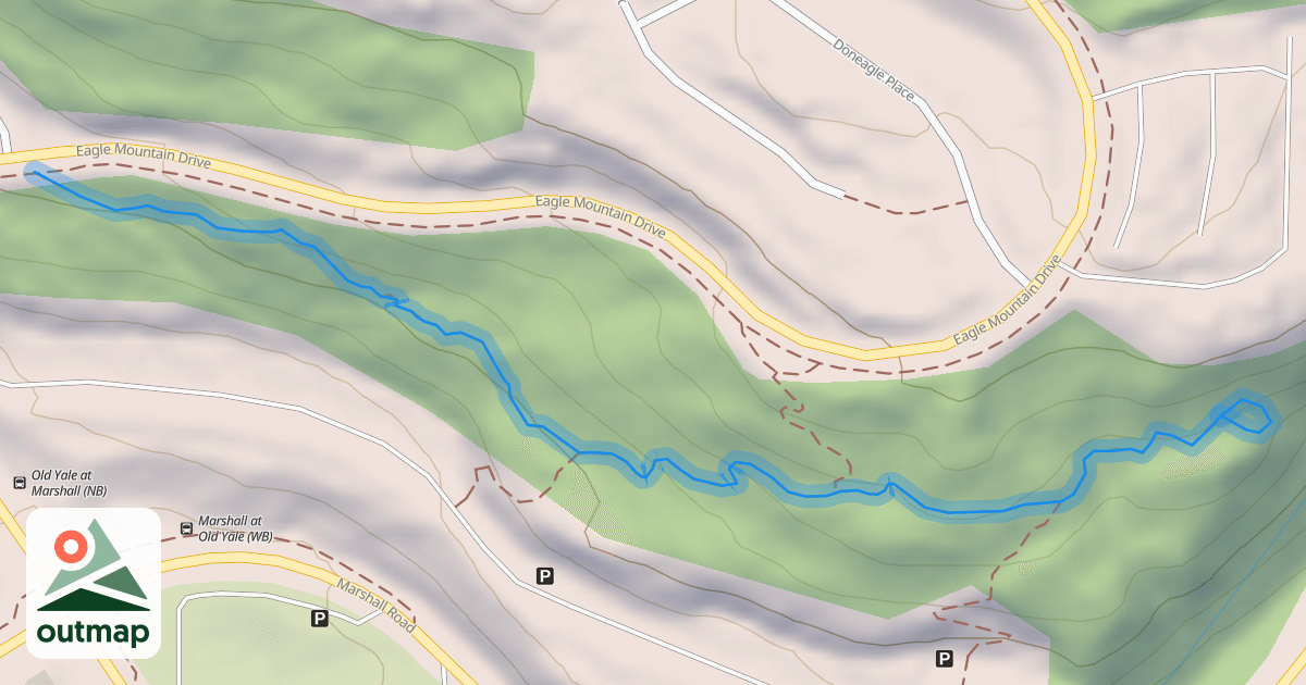 Map of Eagle Mountain Trail