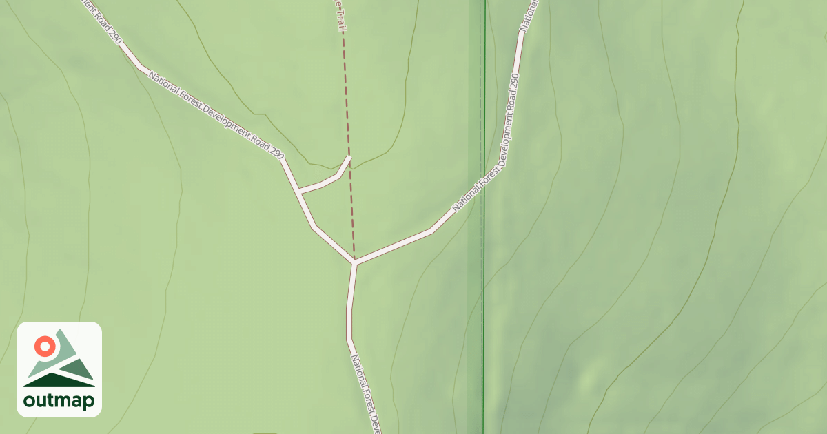 Map of CALISPELL RIDGE