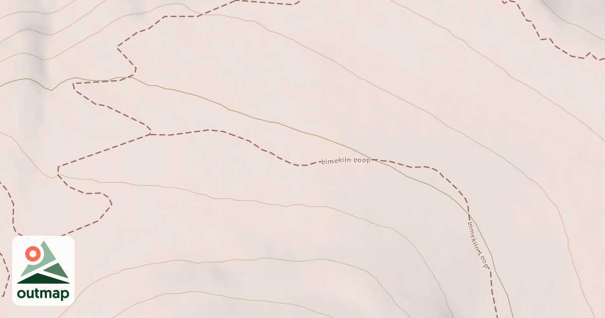 Map of Limekiln Peak
