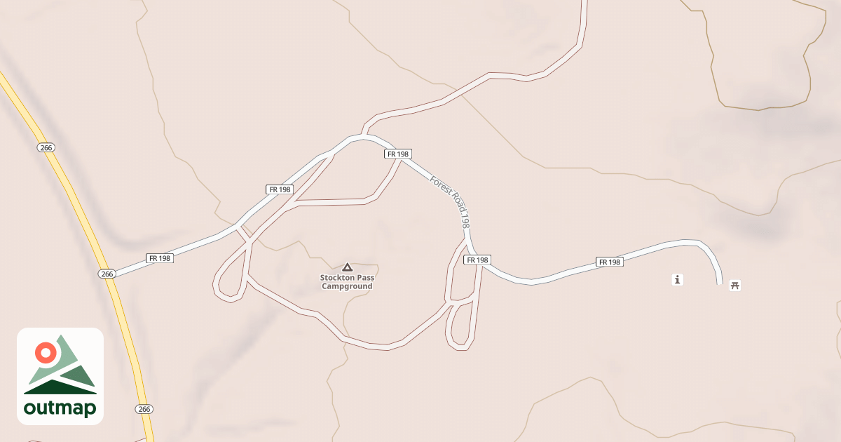 Map of STOCKTON PASS CG