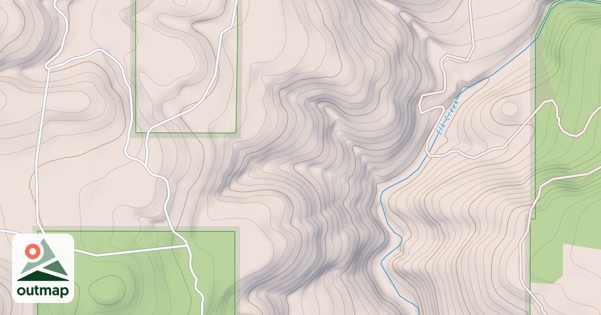 Map of BULLRUN CREEK