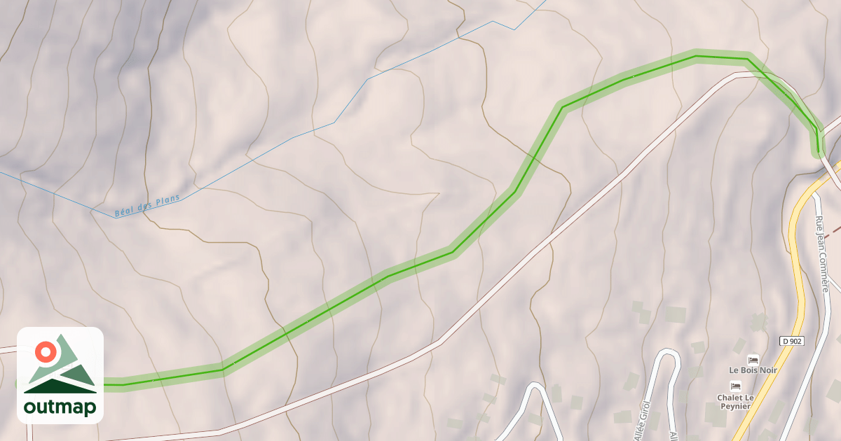 Map of Les Plans