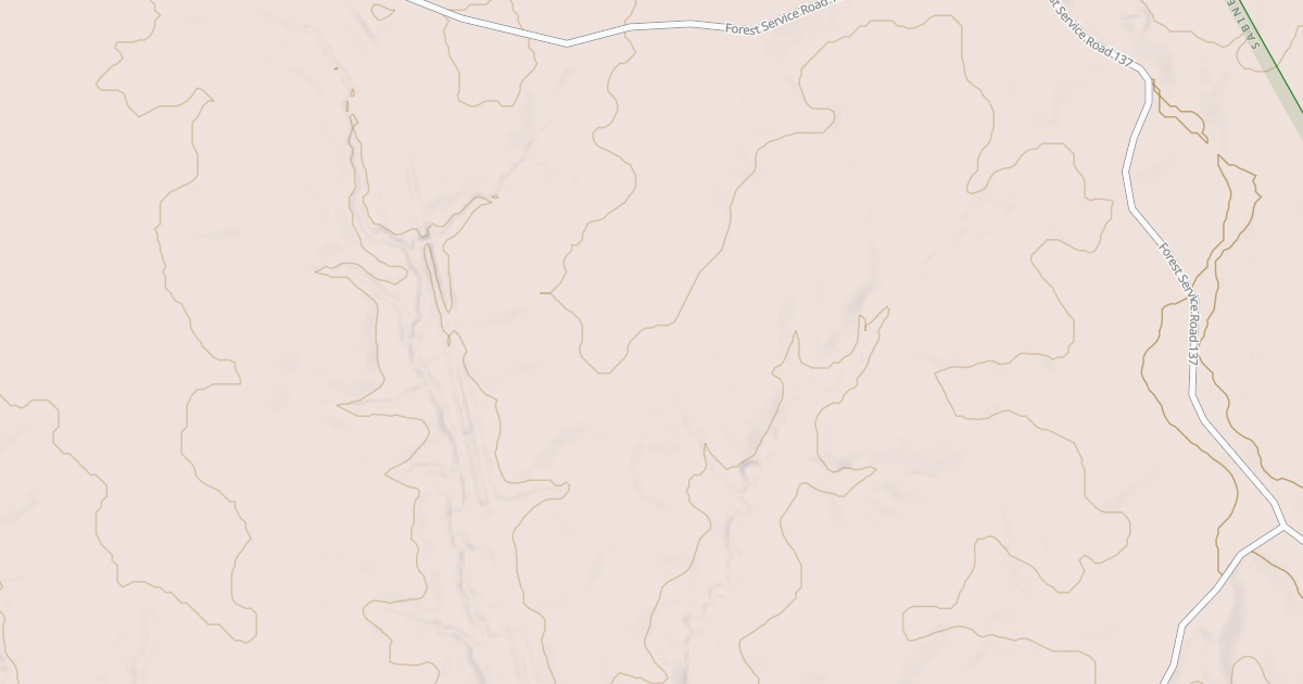 Map preview of USFS National Forest System Roads {A50F3635-B31D-4F41-BCB0-F6B35F1D44F8}