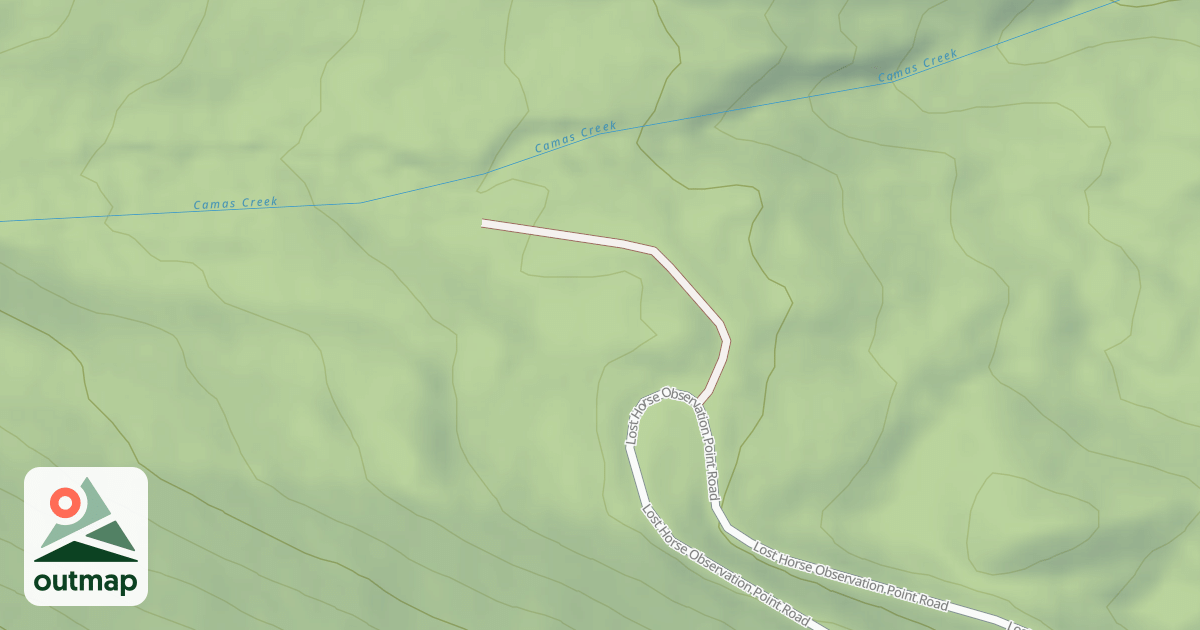 Map of (FDR) CAMAS CREEK