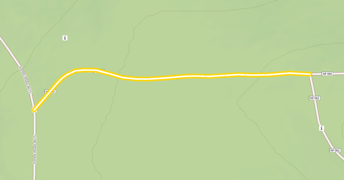 Map preview of Forest Road 4615-060