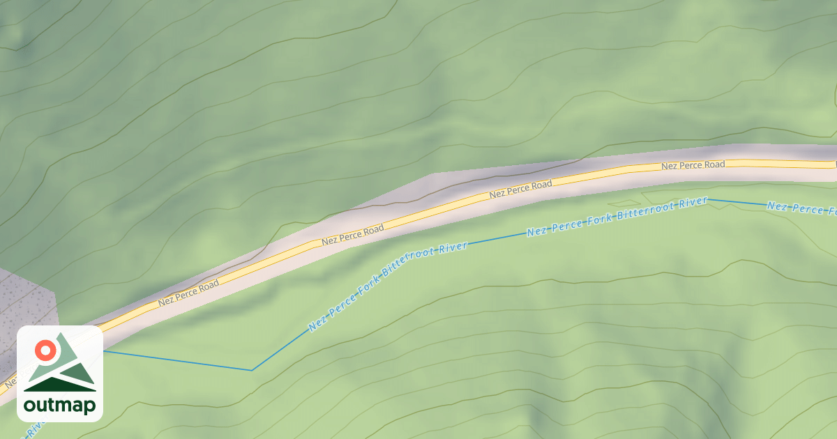 Map of (FDR) NEZ PERCE TRAIL