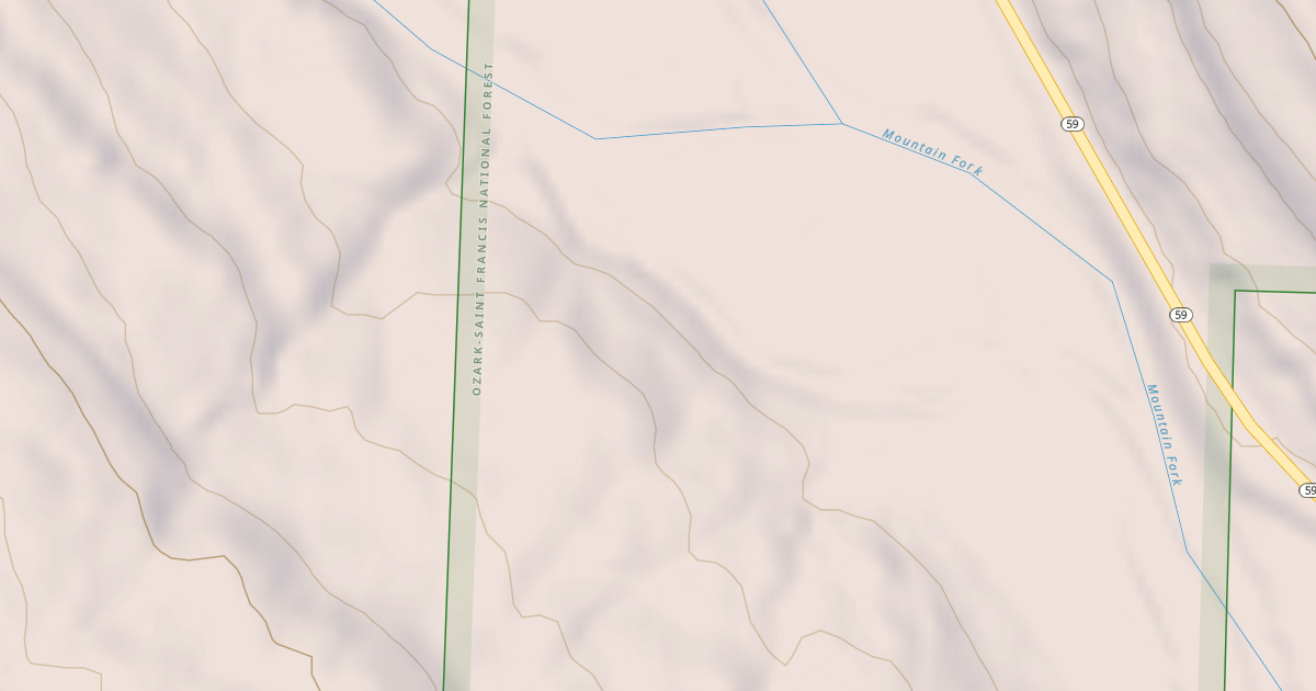 Map preview of USFS National Forest System Roads {80F9D473-C3DF-4628-99E0-67C807EC9158}
