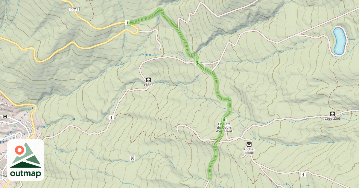 Map of Route de la Buffaz