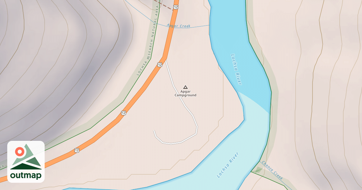 Map of APGAR CAMP GRD