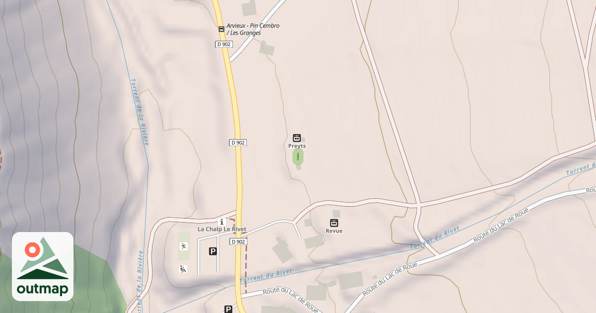Map of La Berny