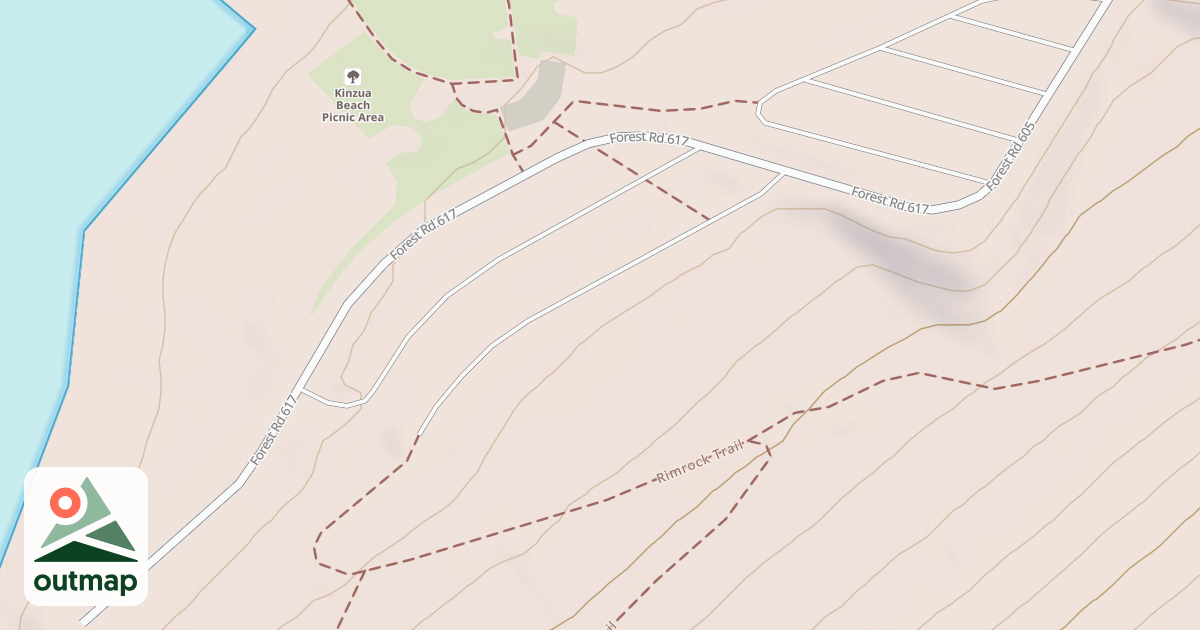 Map of KINZUA BEACH - G