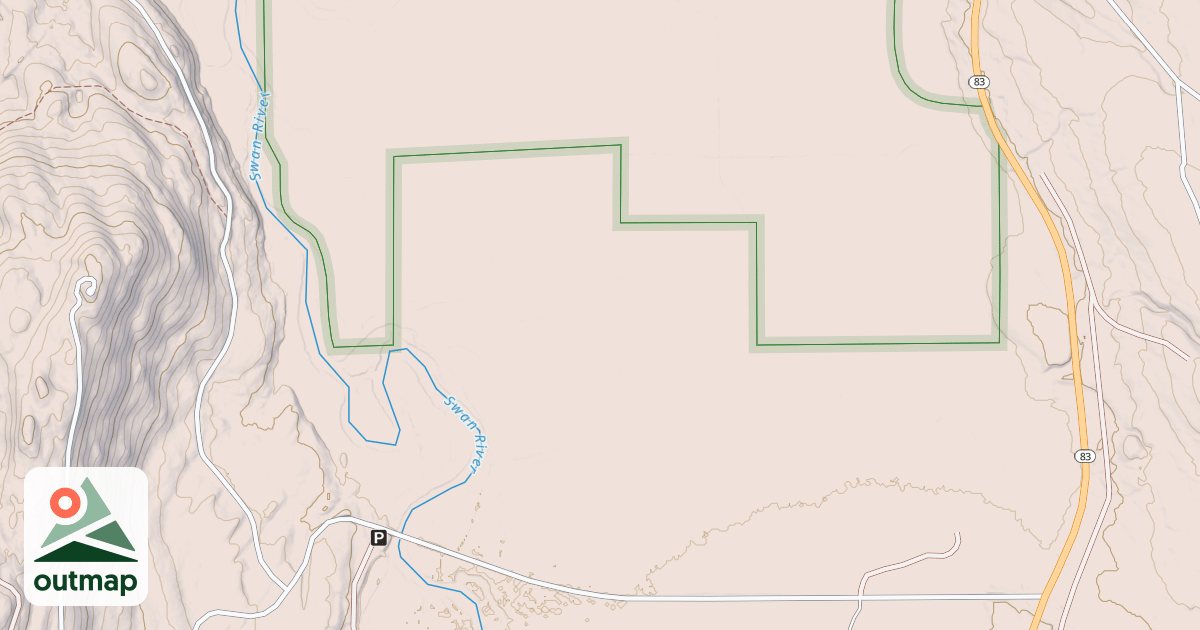 Map of CRANE MTN SNOWMOBILE