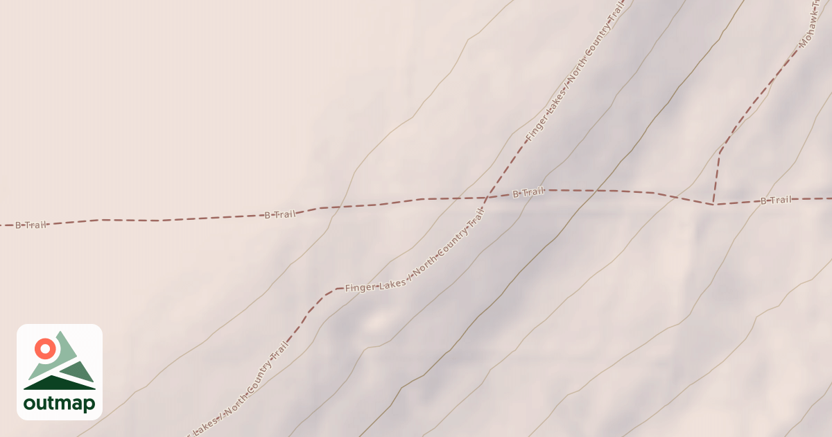 Map of B Trail