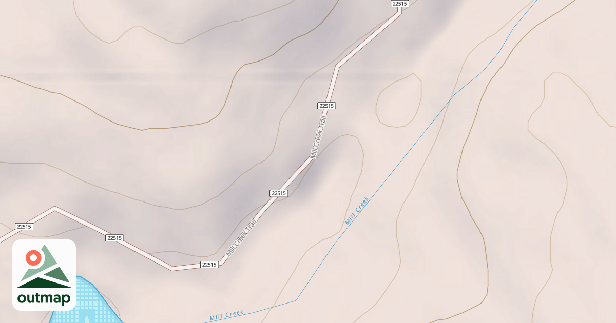 Map of Mill Creek Trail