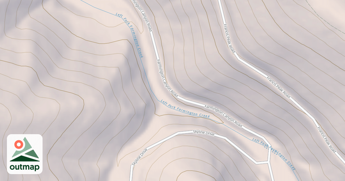 Map of Farmington Canyon Atv