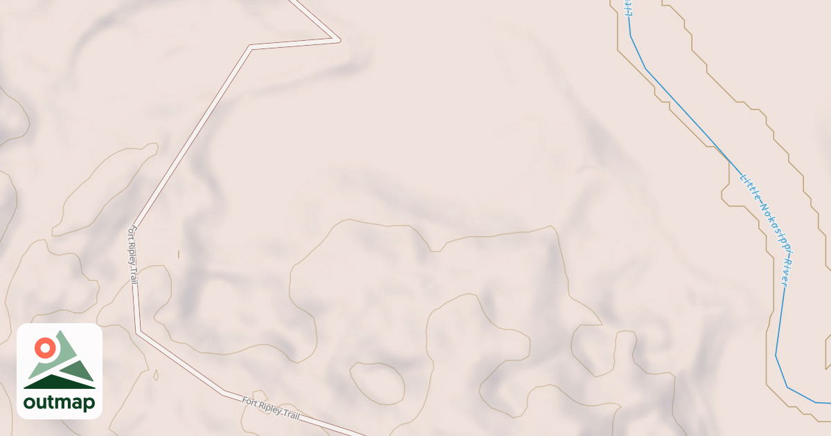 Map of Fort Ripley Trails